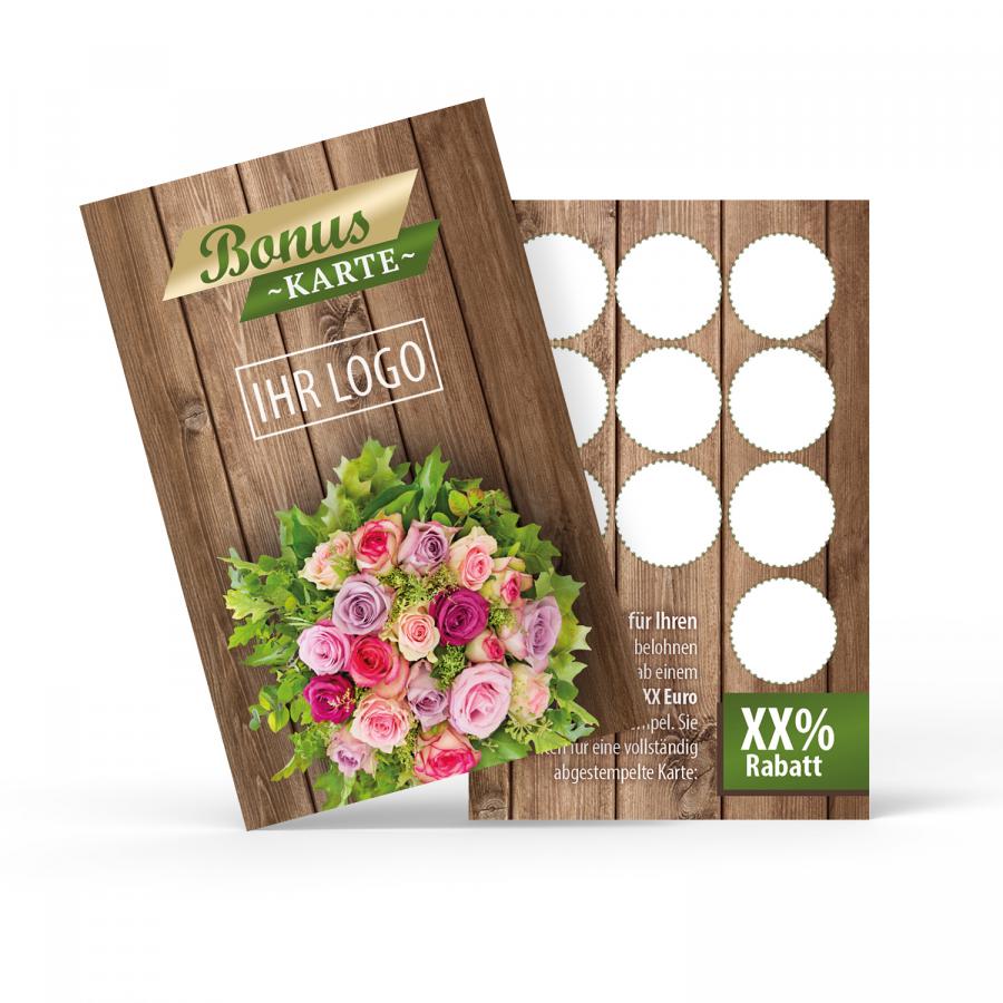 Bonuskarten & Treuekarten f&uuml;r Floristen, G&auml;rtnereien & Blumenl&auml;den