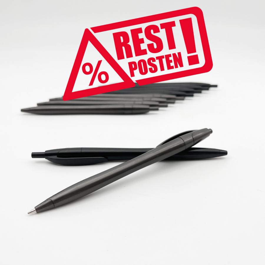 G&uuml;nstige Restposten Kugelschreiber aus Kunststoff mit blauer X-20 Mine - OHNE DRUCK