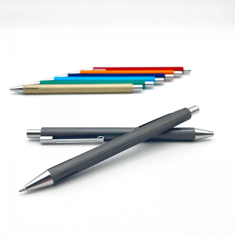 Metall Kugelschreiber geb&uuml;rstet, graviert oder bedruckt - PETRONI