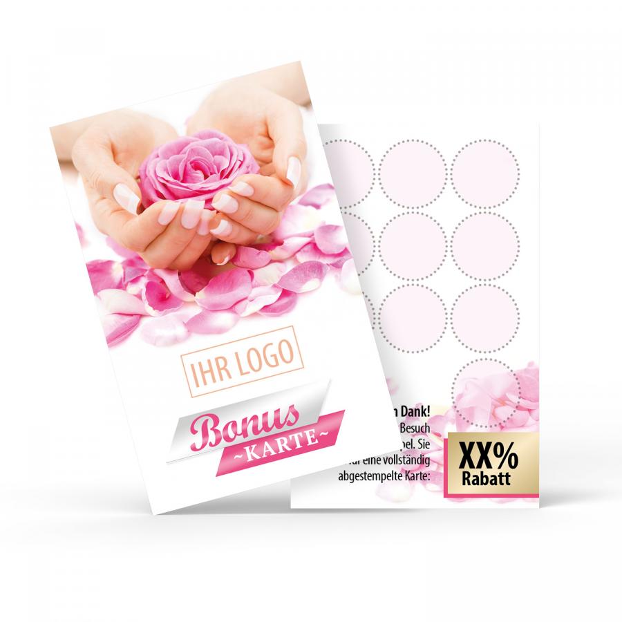 Nagelstudio Bonuskarten, Treuekarten & Kundenkarten drucken