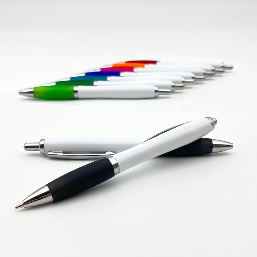 Preiswerter Kugelschreiber als Werbegeschenk - LUBINA-WHITE