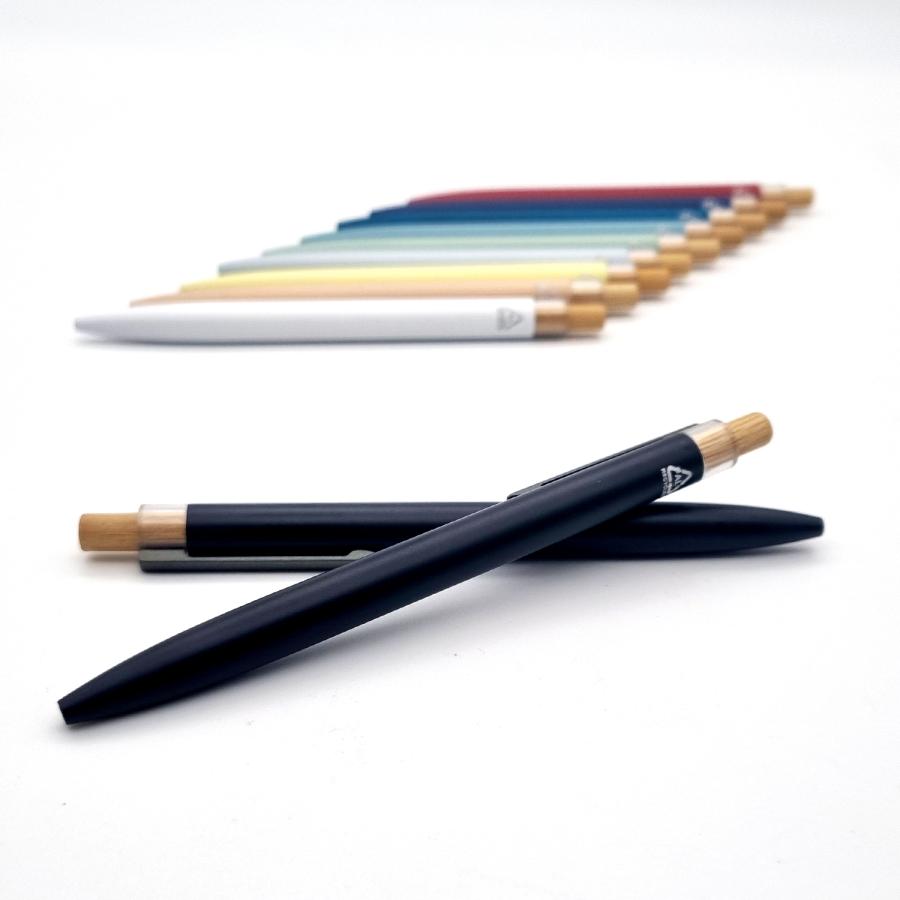 Recycling Kugelschreiber aus Metall, Bambusdr&uuml;cker, edles Design &ndash; ALUBU