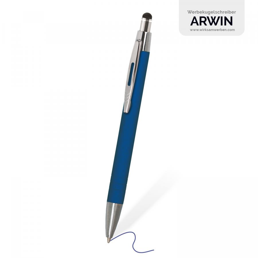  Touchpen-Kugelschreiber in elegantem Blau - professionelle Farboption für Unternehmen