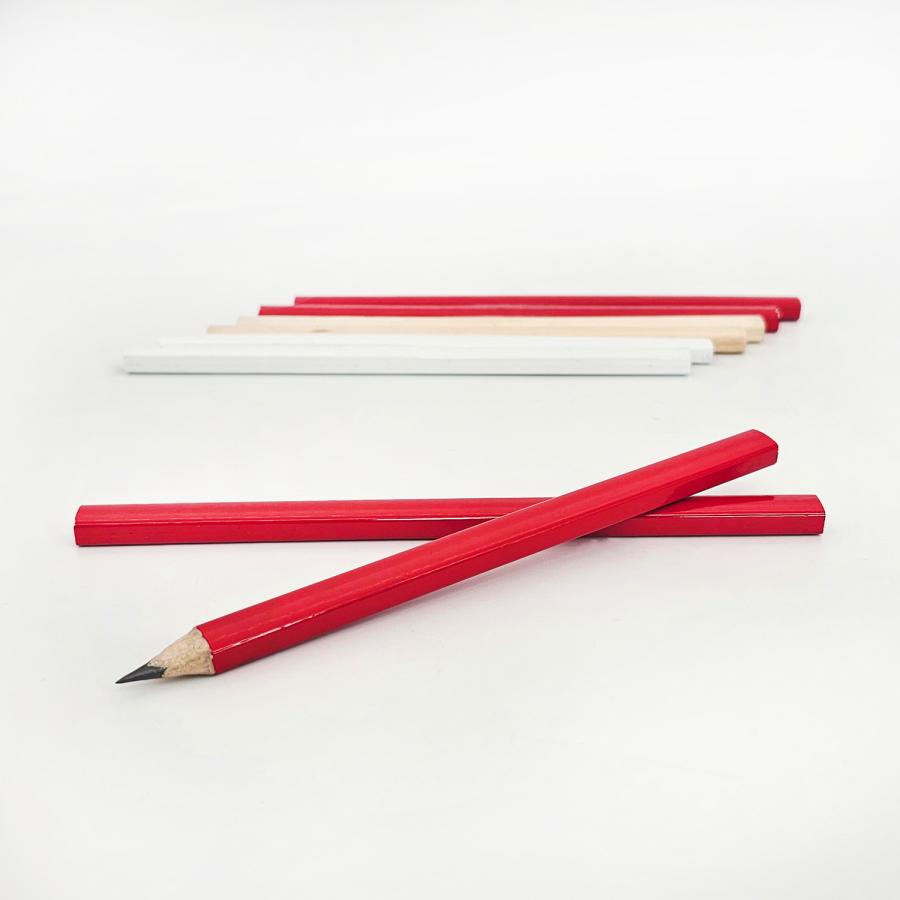 Zimmermannsbleistifte mit Logo bedrucken, Werbeartikel f&uuml;r Handwerker personalisiert
